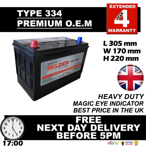 250 334 car battery - 334,