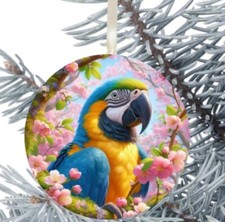 Macaw Parrot Hanging Bauble