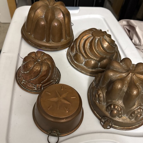 Vntg lot copper molds - vntg,