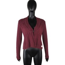 BNWOT Odd Molly Bordo Cotton Knit Women's Cardigan Cardi Coat sz 0 S XS Short Cu