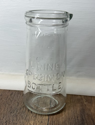 Urine specimen glass - glass, bottle