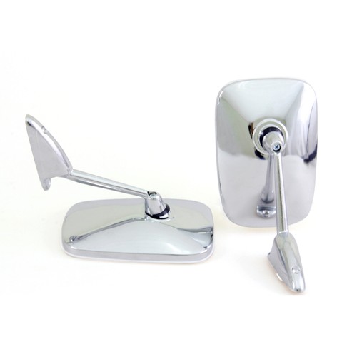 Chrome door fender mirrors - fender,