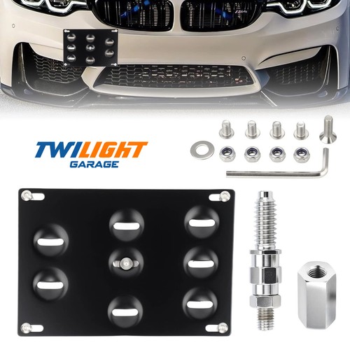 Bumper tow hook - hook, plate