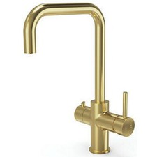 ETAL 3-IN-1 INSTANT HOT WATER KITCHEN TAP BRUSHED BRASS