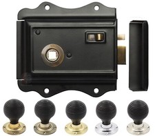 Black Antique Victorian Latch