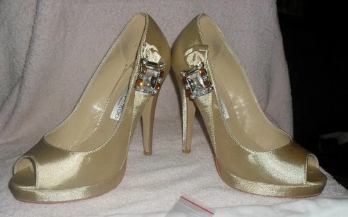 Wedding shoes champagne - shoes,