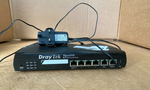 Draytek vigor2920 dual wan - dual,