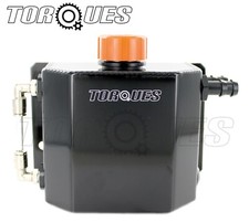 Torques 1 Litre 15mm Barbed Oil Breather Catch Tank Can Anodized Black