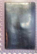 Vintage Launer London Luxury Black Leather Breast Pocket Wallet