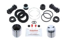 for TOYOTA MR2 1989-1991 REAR L & R Brake Caliper Rebuild Repair Kit + Pistons