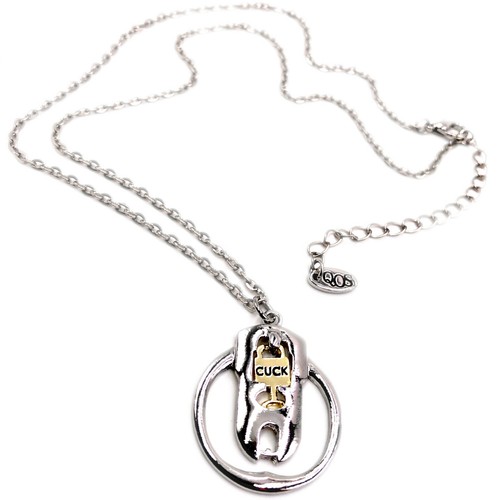 Silver locked chastity - silver,