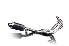 Yamaha XJ600 S/N Delkevic Full 4-1 Exhaust DS70 9" Carbon Fiber Muffler 92-03