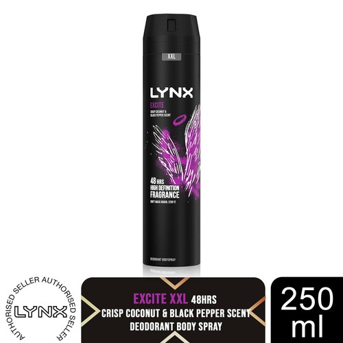 Lynx xxl excite body spray - lynx,