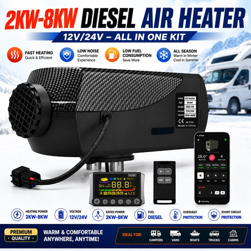 2kw 8kw 12v - diesel, air