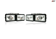 2x Universal Front Fog Spot Lights Car Van Pickup 12v H3 55w Truck Box Camper E4