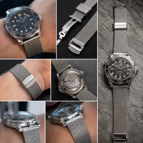 Milanese mesh strap for - for, omega
