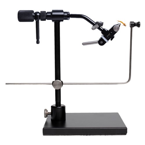 Rotary fly tying vise - tying, with