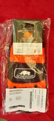 Sip protection chainsaw gloves - chainsaw,