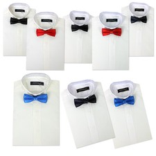 Boys Wing Collar Shirts & Bow