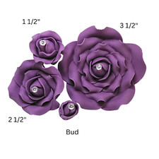 Sugar Rose Flower Cake Topper