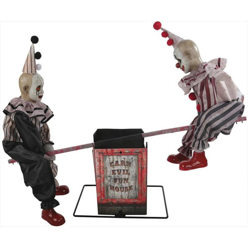 Animated see saw clown - 3, see-saw