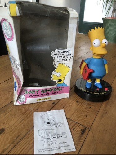 Bart simpson talking alarm - talking,