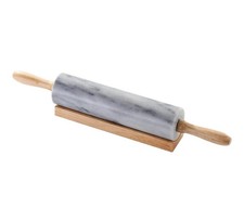 Judge Marble Rolling Pin with Wooden Stand 47cm Long x 6cm Diameter  C6