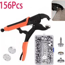 156Pcs Heavy Duty Snap