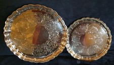 Pair of Heavy Sheffield EPNS Vintage Tray's on Ball & Claw feet - R.H - C.19th