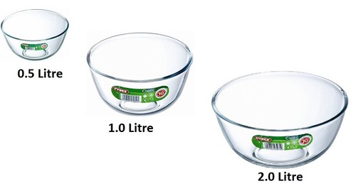 Pyrex bowls set glass mixing - bowls,