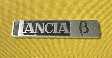 LANCIA BETA - METAL CAR BADGE / EMBLEM - 150 X 35  MM