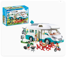 PLAYMOBIL Family Fun Camper Van 70088 • Motorhome Toy Set with Furniture & Acces