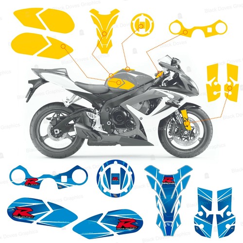 7pz stickers kit guards - stickers, 3d