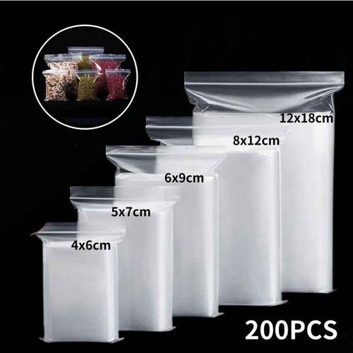 Grip seal bags self - self, resealable