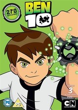 Ben 10 Triple Pack Kids Childrens DVD Boxset 3 Disc Box Set