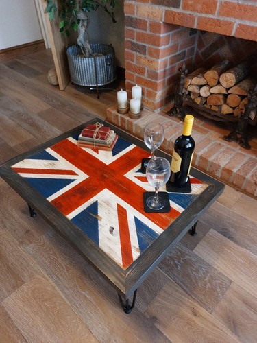 Distressed solid wood union - a,