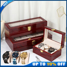 3-12 Grids Wooden Watch Box
