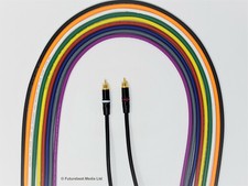 Van Damme Pro Grade RCA Phono Cables Pure OFC Silver Plated Leads  