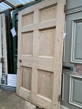 MASSIVE ANTIQUE 6 PANEL DOOR -