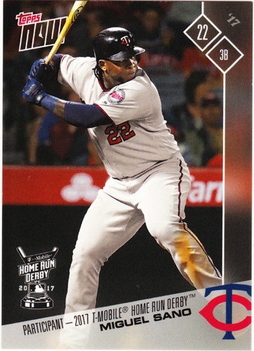 Miguel sano twins 2017 topps - miguel,