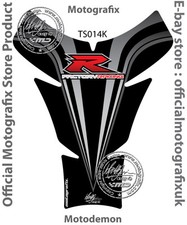 Suzuki GSXR 600 750 1000 Motorcycle Tank Pad Tankpad Motografix 3D Gel Protector