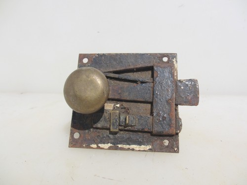 Antique iron door rim - antique, lock