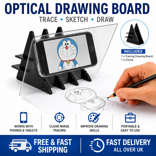 Portable optical drawing board - optical,