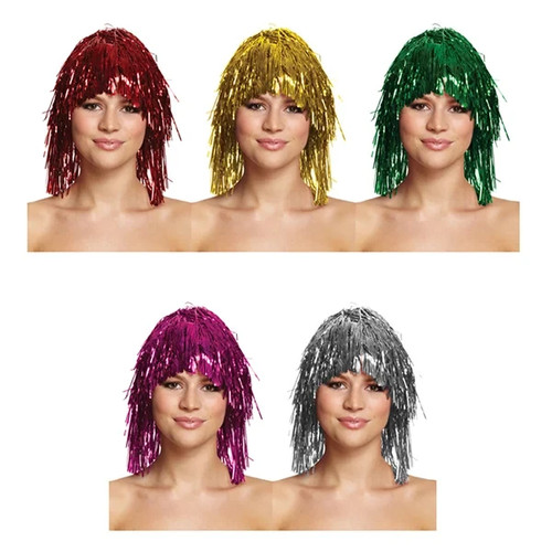 Bulk pack tinsel - 50, wigs