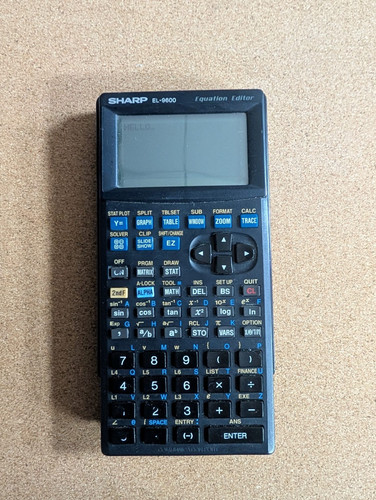 Sharp 9600 scientific - el-9600,