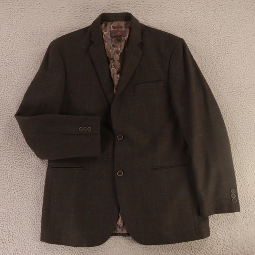 Hopsack jacket brown check - jacket,