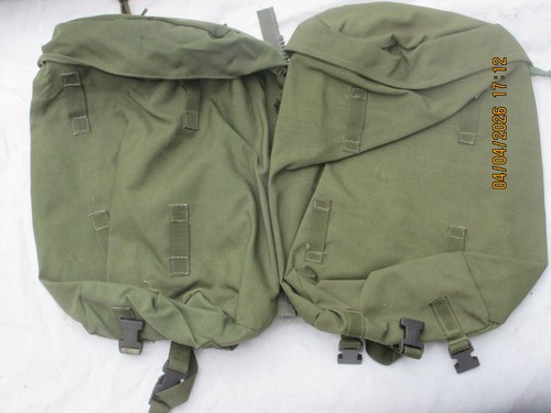 Webbing side pouches - 2x,