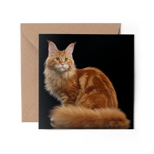 Greeting card red ginger - card,