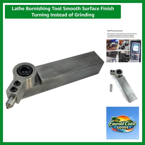 Diamond tip lathe burnishing - diamond,