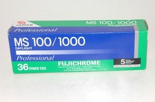 Fujichrome MS 100/1000 135-36 outdated film five pack
